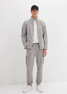 warme cargo broek van fleece, regular fit, bonprix