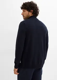 Vest met opstaande kraag en gerecycled katoen, bonprix