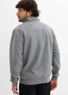 Fleece trui met opstaande kraag, bonprix