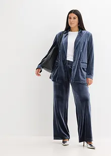 Broek van zacht fluweel, bonprix