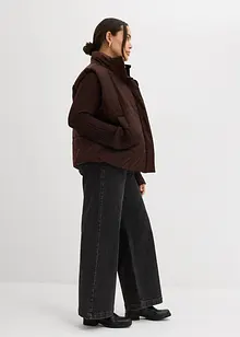 Wide leg jeans, mid waist, full length, bonprix