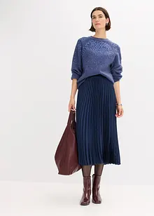 Plissé rok van fijn satijn, bonprix