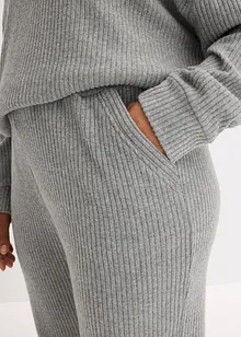 Loungewear huispak van soepele ribstof, oversized, bonprix