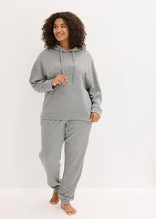 Loungewear huispak van soepele ribstof, oversized, bonprix