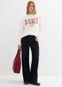 Oversized sweater van biologisch katoen, bonprix