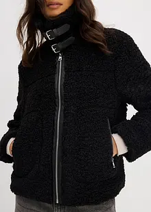 Imitatie bontjas van teddy fleece, bonprix