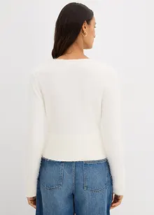 Fijngebreid vest van verengaren, bonprix