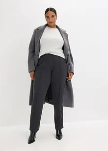 Jersey broek met biezen, bonprix