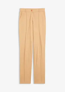 Jersey broek met biezen, bonprix