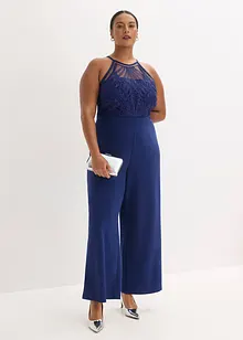 Jumpsuit met kant, bonprix
