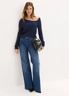 Trui van soepelvallende viscose, bonprix