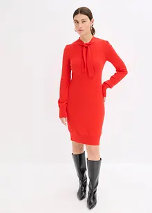 Gebreide jurk in een soepele viscosemix, bonprix