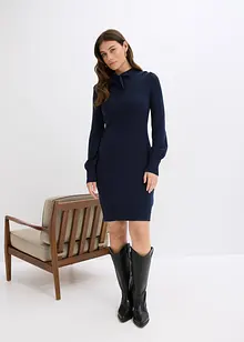 Gebreide jurk in een soepele viscosemix, bonprix