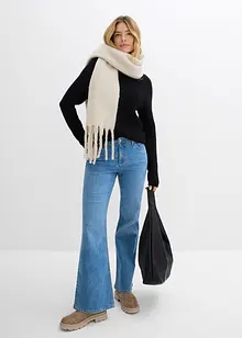 Fijngebreide trui van biologisch katoen, bonprix