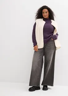 Fijngebreide trui van biologisch katoen, bonprix