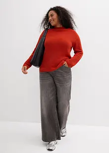 Fijngebreide trui van biologisch katoen, bonprix