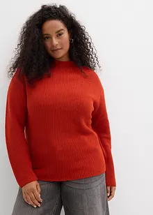 Fijngebreide trui van biologisch katoen, bonprix