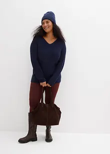 Fijngebreide trui van biologisch katoen, bonprix