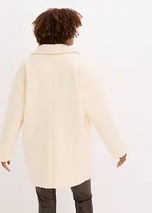 Korte, oversized bouclé jas, bonprix