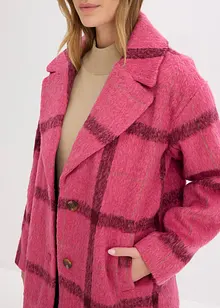 Lange jas in wollen look, bonprix