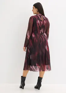 Midi jurk van zachte mesh, bonprix