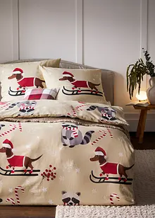 Dekbedovertrek met kerstmotief, bonprix