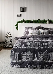 Dekbedovertrek met huizen, bonprix