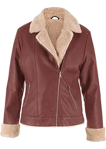 Imitatieleren jas, gevoerd, bonprix