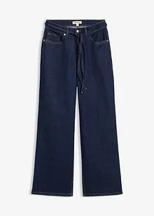 Wide leg jeans met mid waist, bonprix