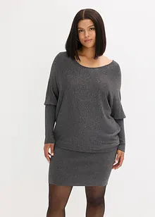 Gebreide jurk van soepele viscose, bonprix