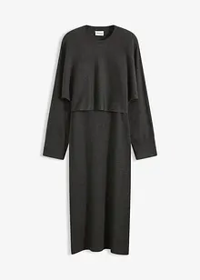 Gebreide jurk en shirt (2-dlg. set), bonprix