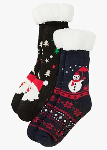 Huissokken met teddy voering (set van 2), bonprix