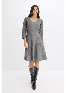 Gebreide jurk in een soepele viscosemix, bonprix