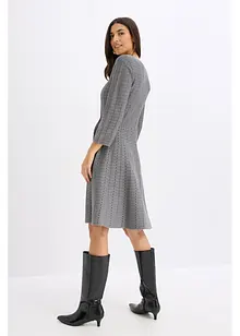 Gebreide jurk in een soepele viscosemix, bonprix