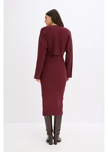 Gebreide jurk en shirt (2-dlg. set), bonprix