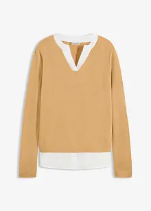 Trui met blouse-inzet, bonprix
