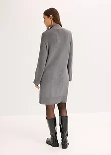 Gebreide jurk met strik in een zachte viscosemix, bonprix