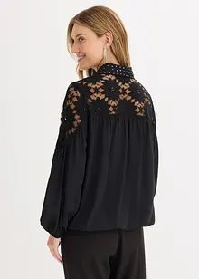 Blouse met kant, bonprix