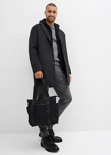 Korte coat met wol, bonprix