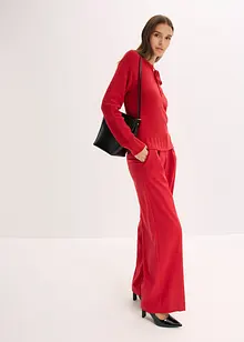 Grof gebreide trui met strik, bonprix