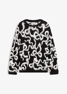 Jacquard trui in een zachte viscosemix, bonprix