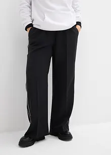 Palazzo broek met sierstreep, bonprix