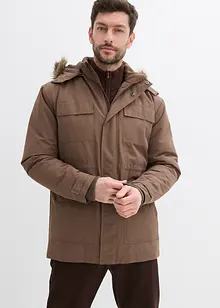 Lange gewatteerde parka, bonprix