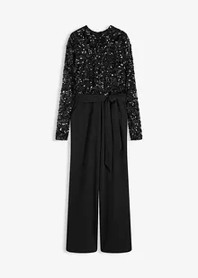 Jumpsuit met geborduurde pailletten, bonprix