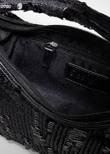 Kleine handtas met pailletten, bonprix