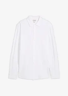 Super stretch overhemd van katoen-piqué, slim fit, bonprix