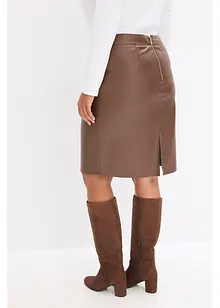 Imitatieleren kokerrok, bonprix