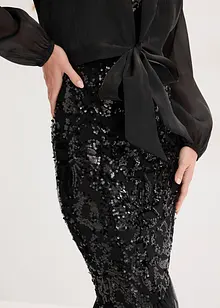 Bolero van fijne tule met strik, bonprix