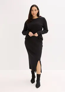 Kokerrok  in een zachte viscosemix, bonprix