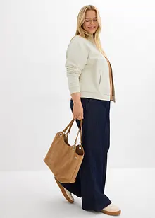 Sweatvest van biologisch katoen, bonprix